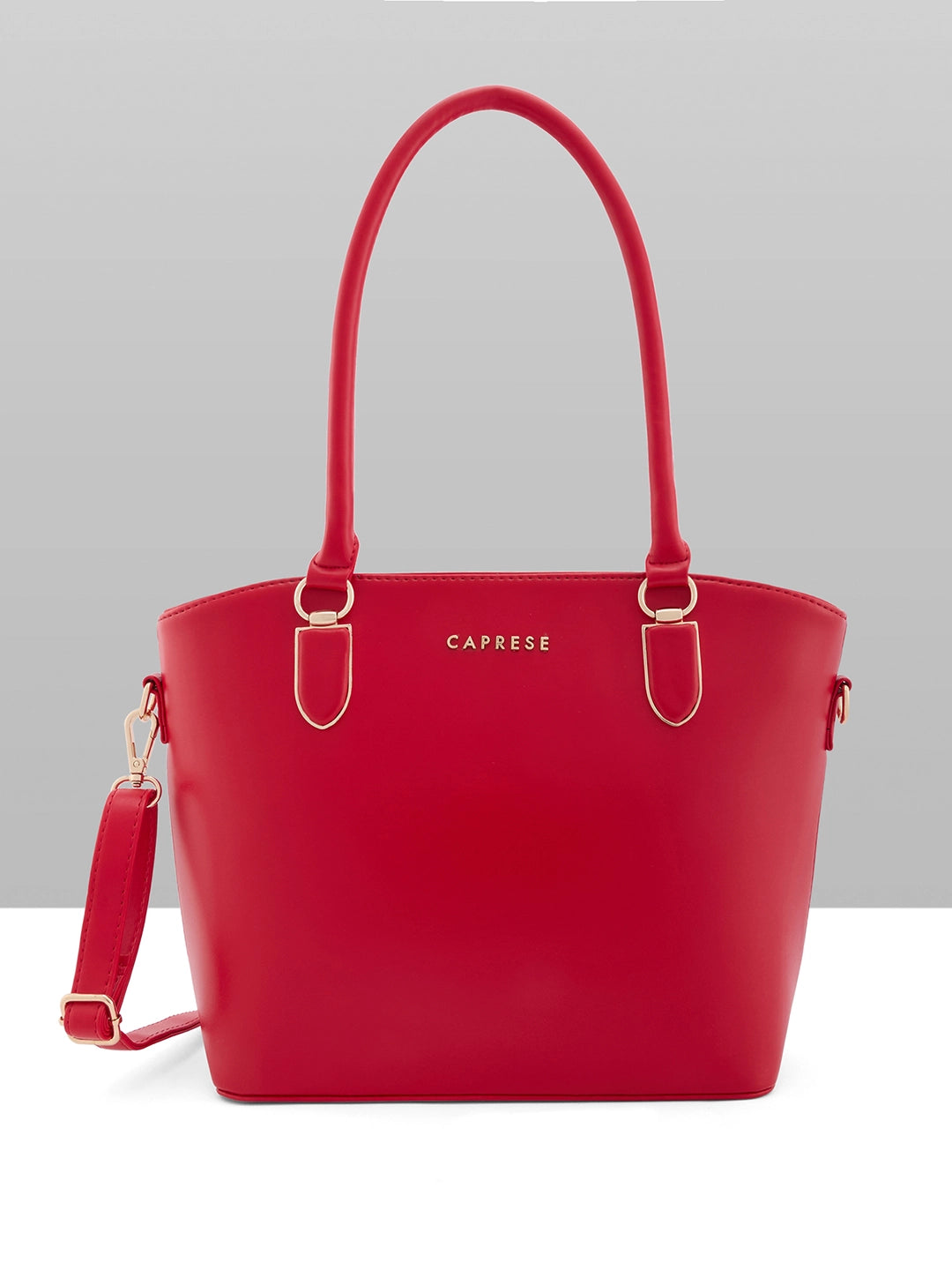 Caprese Akina Medium Red Satchel Bag