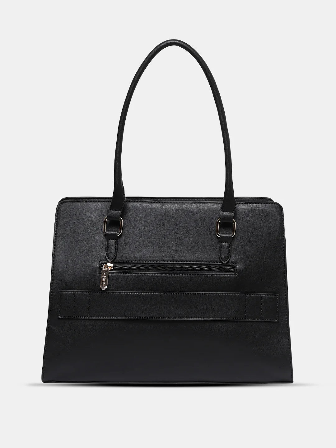 Caprese Ellis Large Black Satchel Bag - Image 3