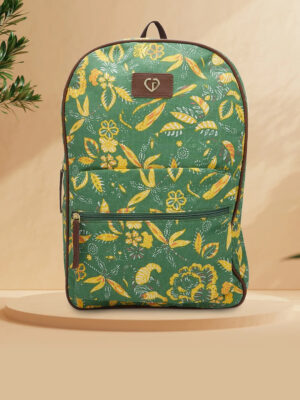 Caprese Hazel Large Olive Laptop Backpack