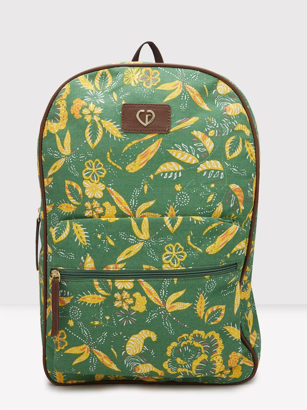 Caprese Hazel Large Olive Laptop Backpack - Image 3