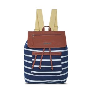 Caprese London Medium Navy Saddle Backpack