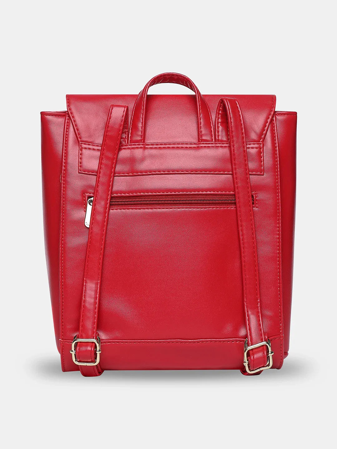 Caprese Merida Printed Large Red Backpack - Image 7