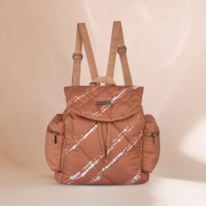 Caprese Olive Medium Tan Backpack