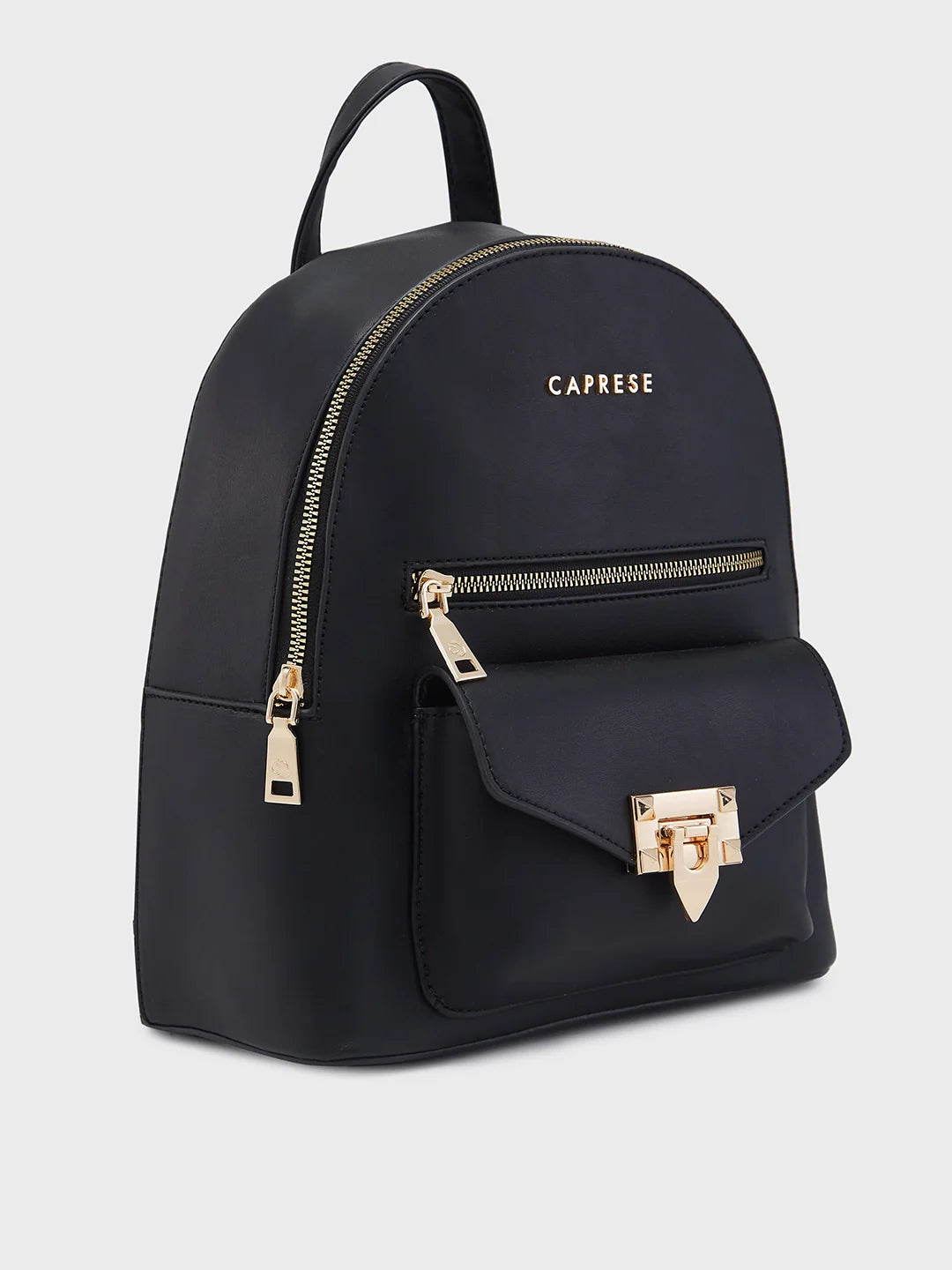Caprese Rabina Medium Black Backpack - Image 4