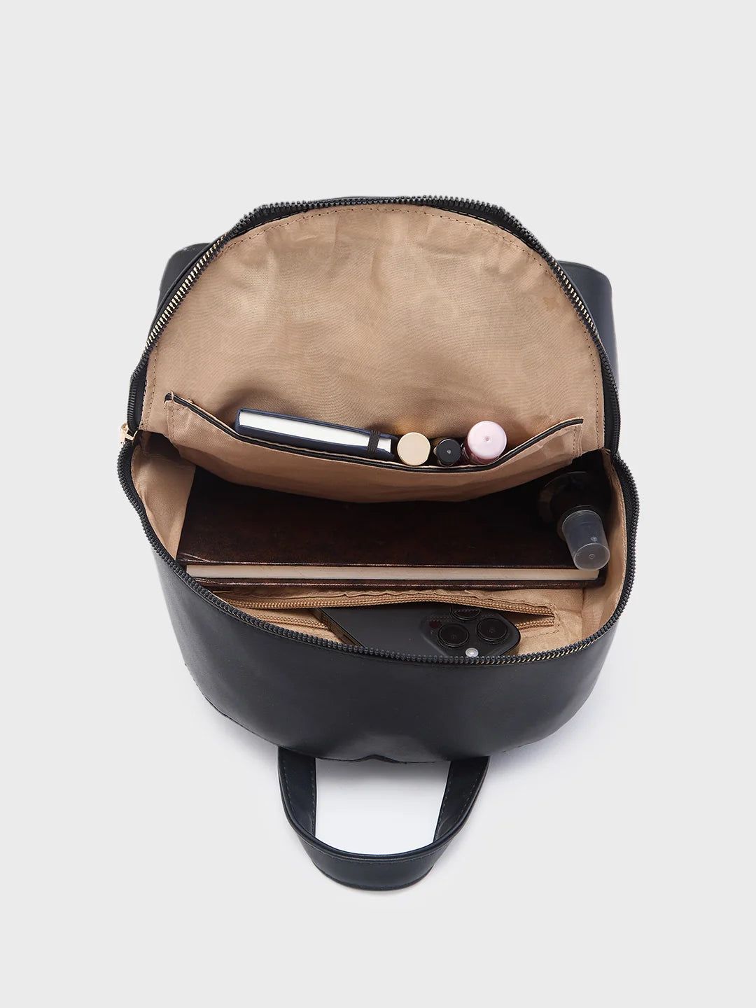 Caprese Rabina Medium Black Backpack - Image 8
