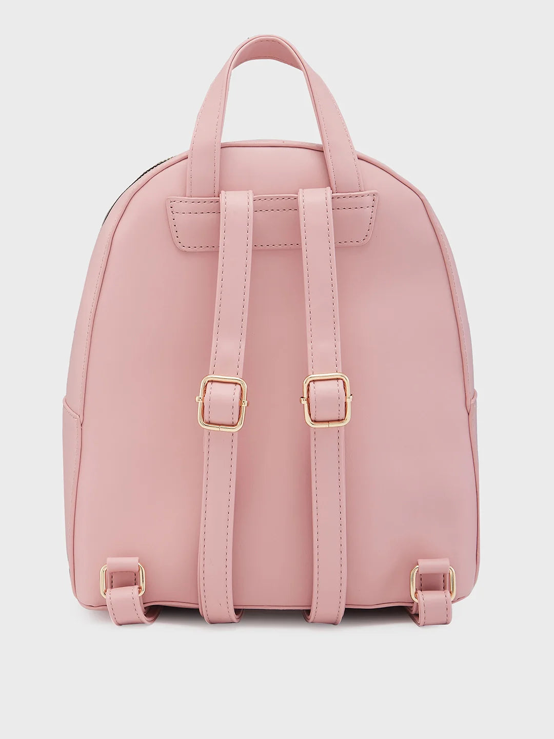 Caprese Rabina Medium Pink Backpack - Image 5