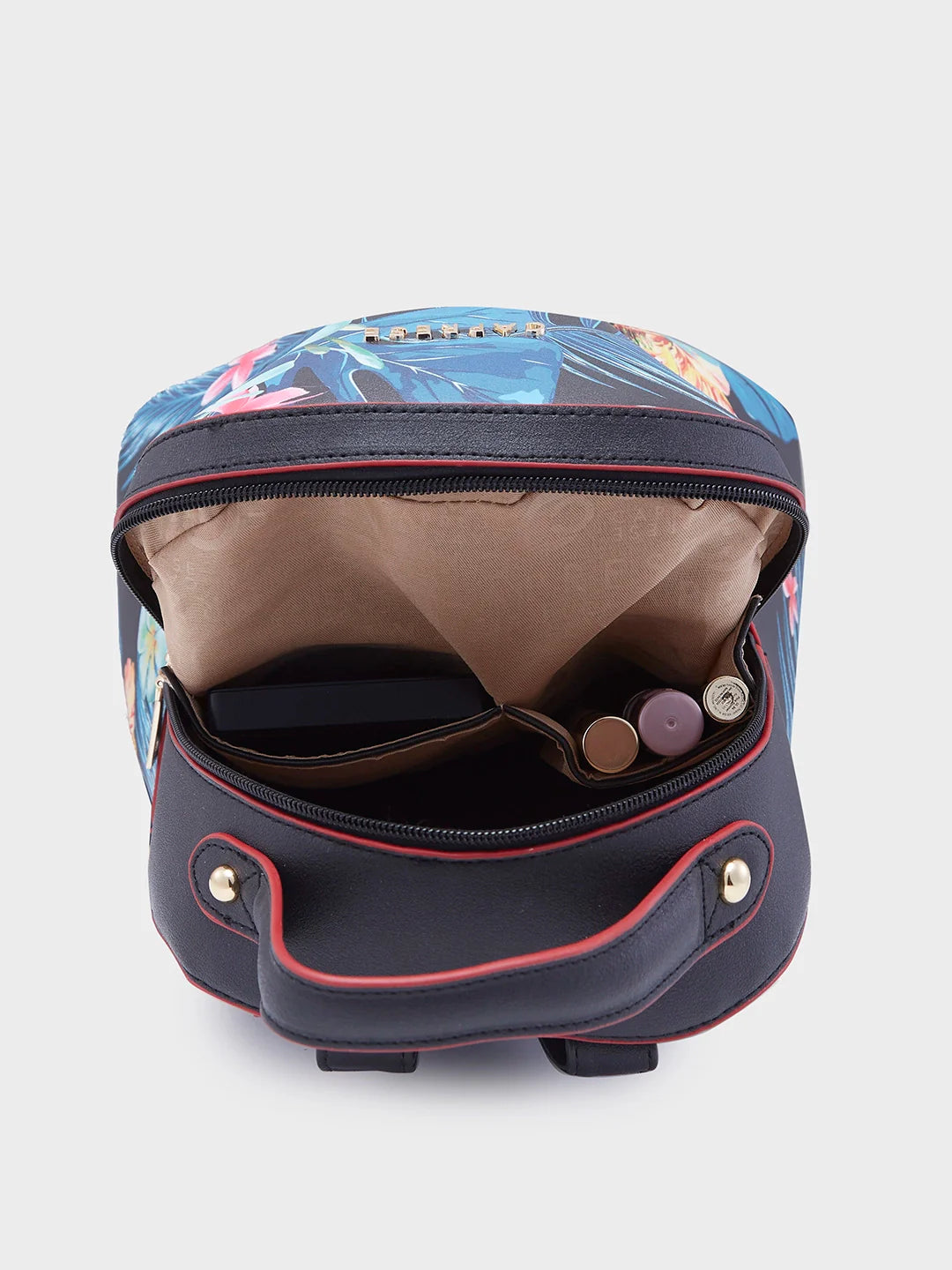 Caprese Renee Medium Black Backpack - Image 9