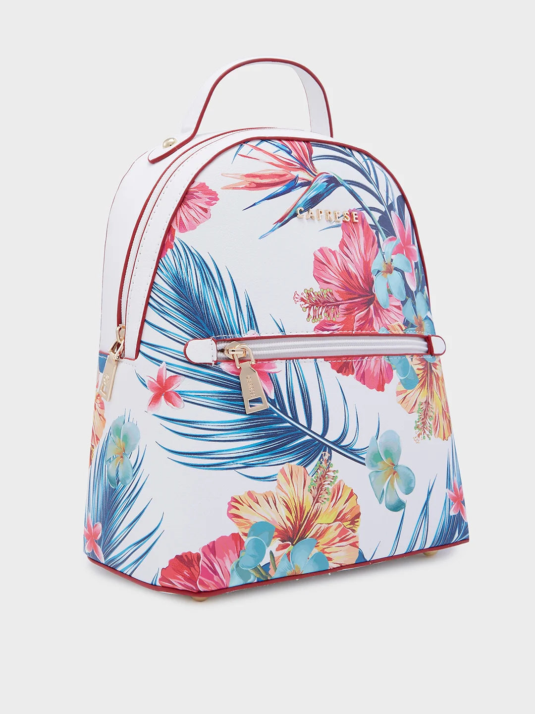 Caprese Renee Medium White Backpack - Image 5