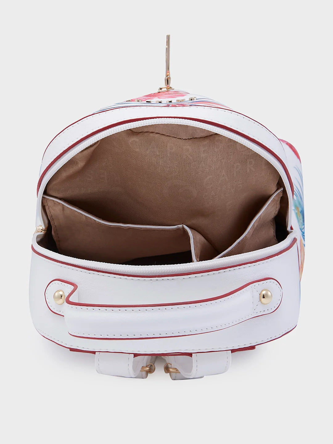 Caprese Renee Medium White Backpack - Image 9