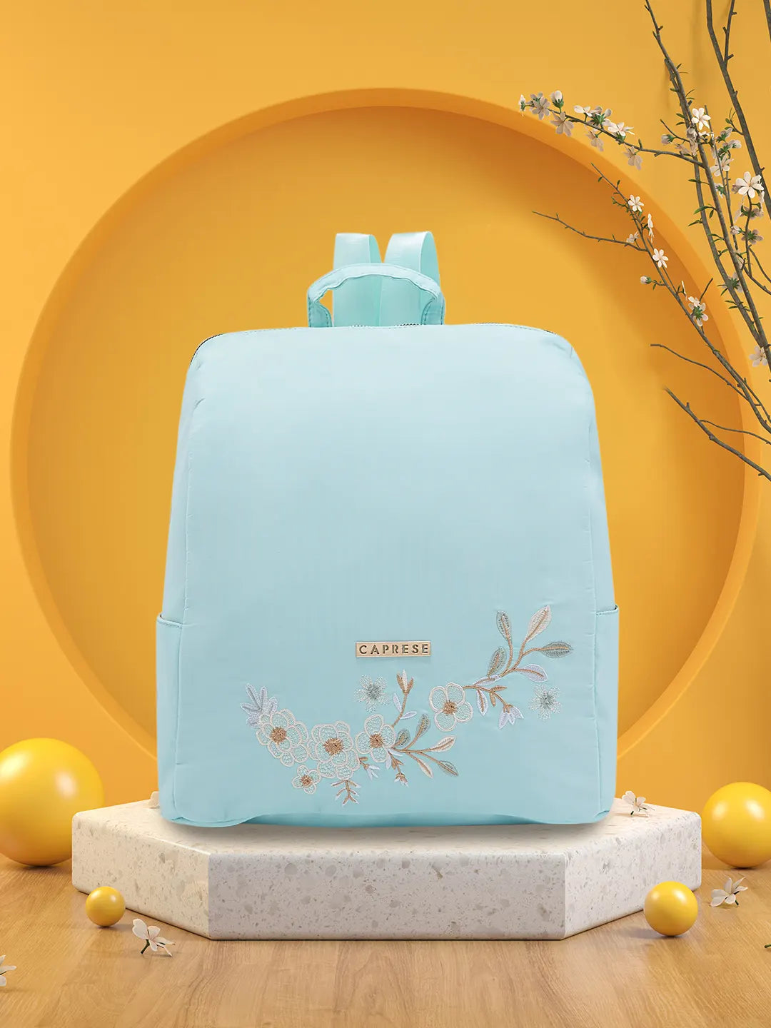 Caprese Sierra Large Light Blue Backpack