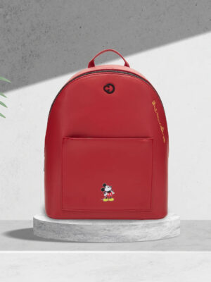 Caprese Disney Inspired Mickey Mouse Large Red Backpack