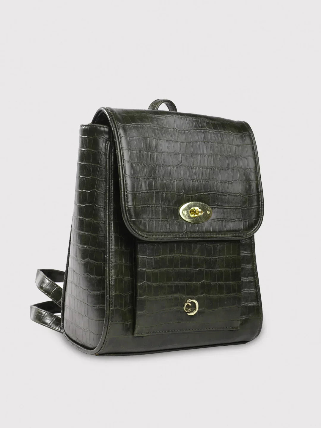 Caprese Treza Medium Olive Backpack - Image 5