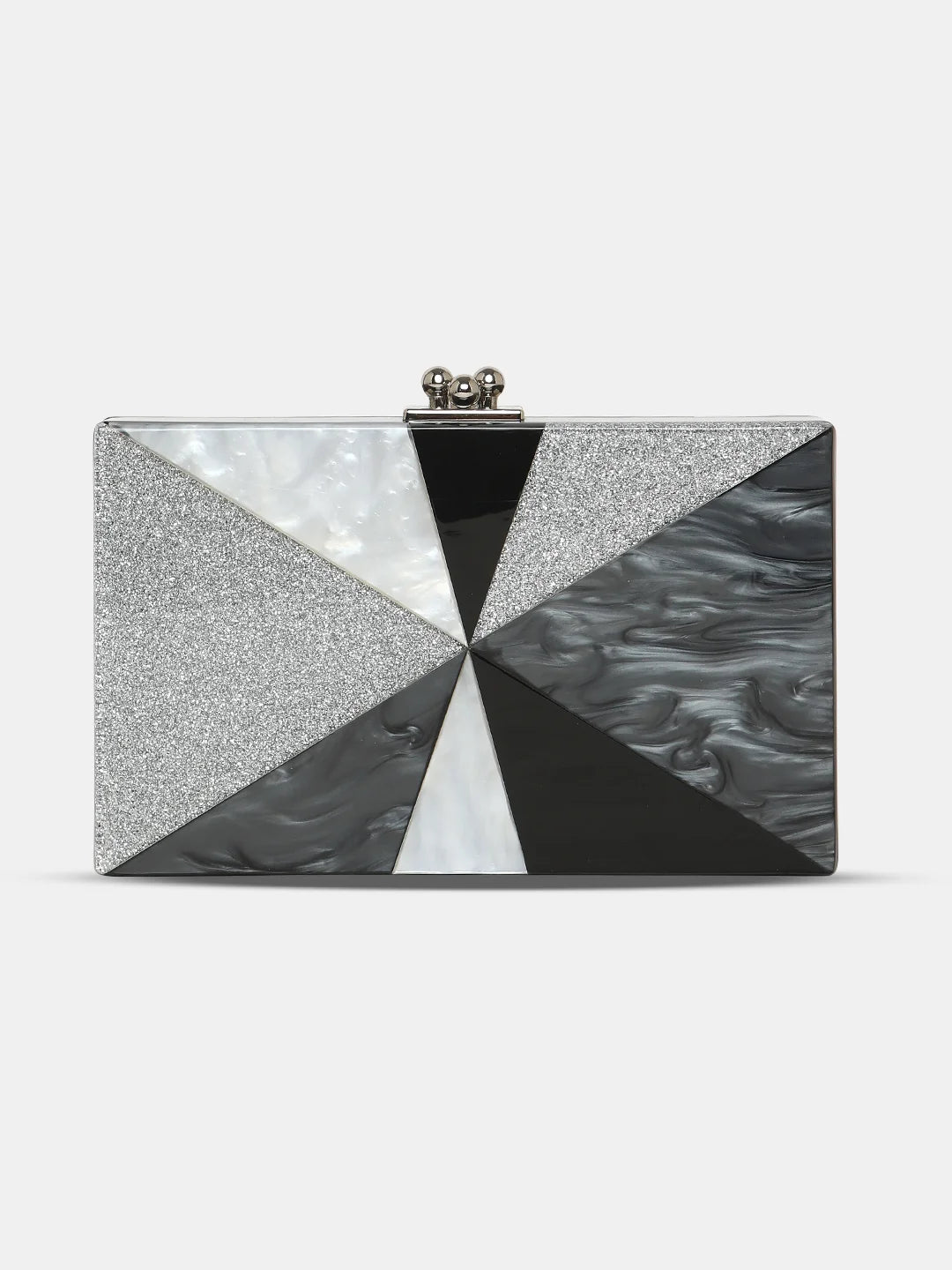 Caprese Gilia Small Black Clutch