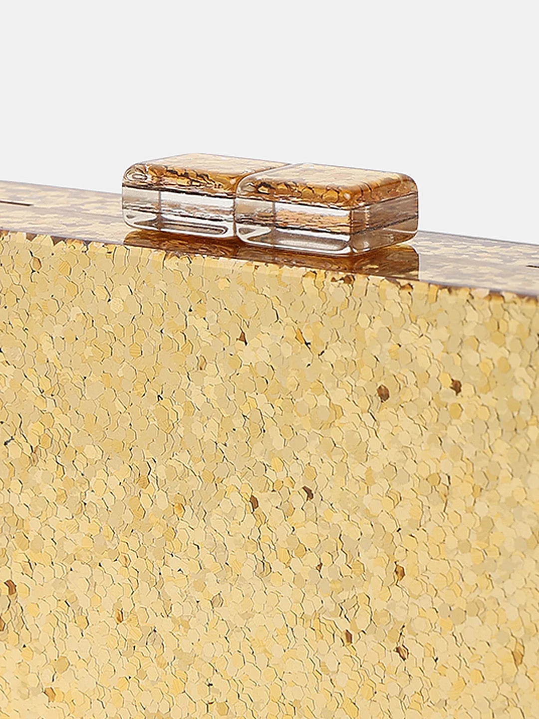 Caprese Gianna Small Gold Clutch - Image 7
