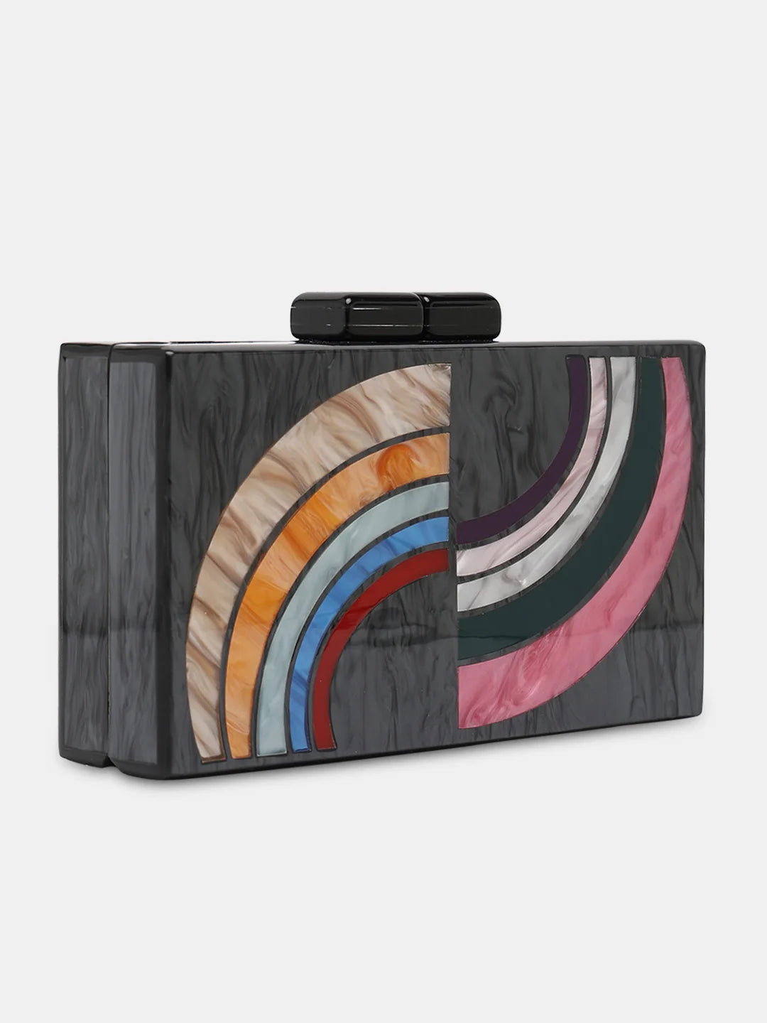 Caprese Greta Small Black Clutch - Image 5