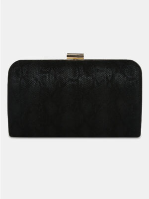 Caprese Party Teirra Medium Black Clutch