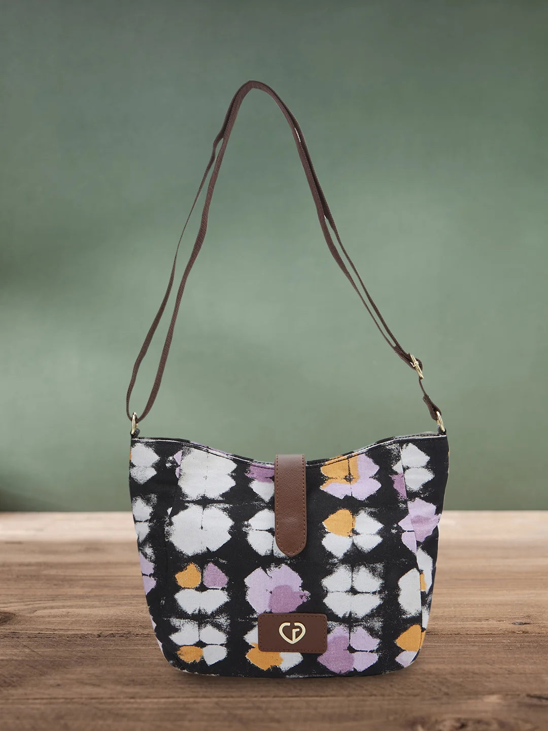 Caprese Enora Medium Black Crossbody Bag - Image 2