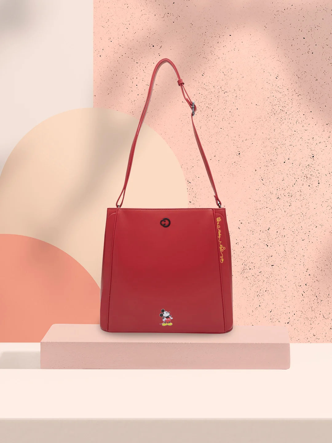 Caprese Disney Inspired Mickey Mouse Large Red Crossbody Bag
