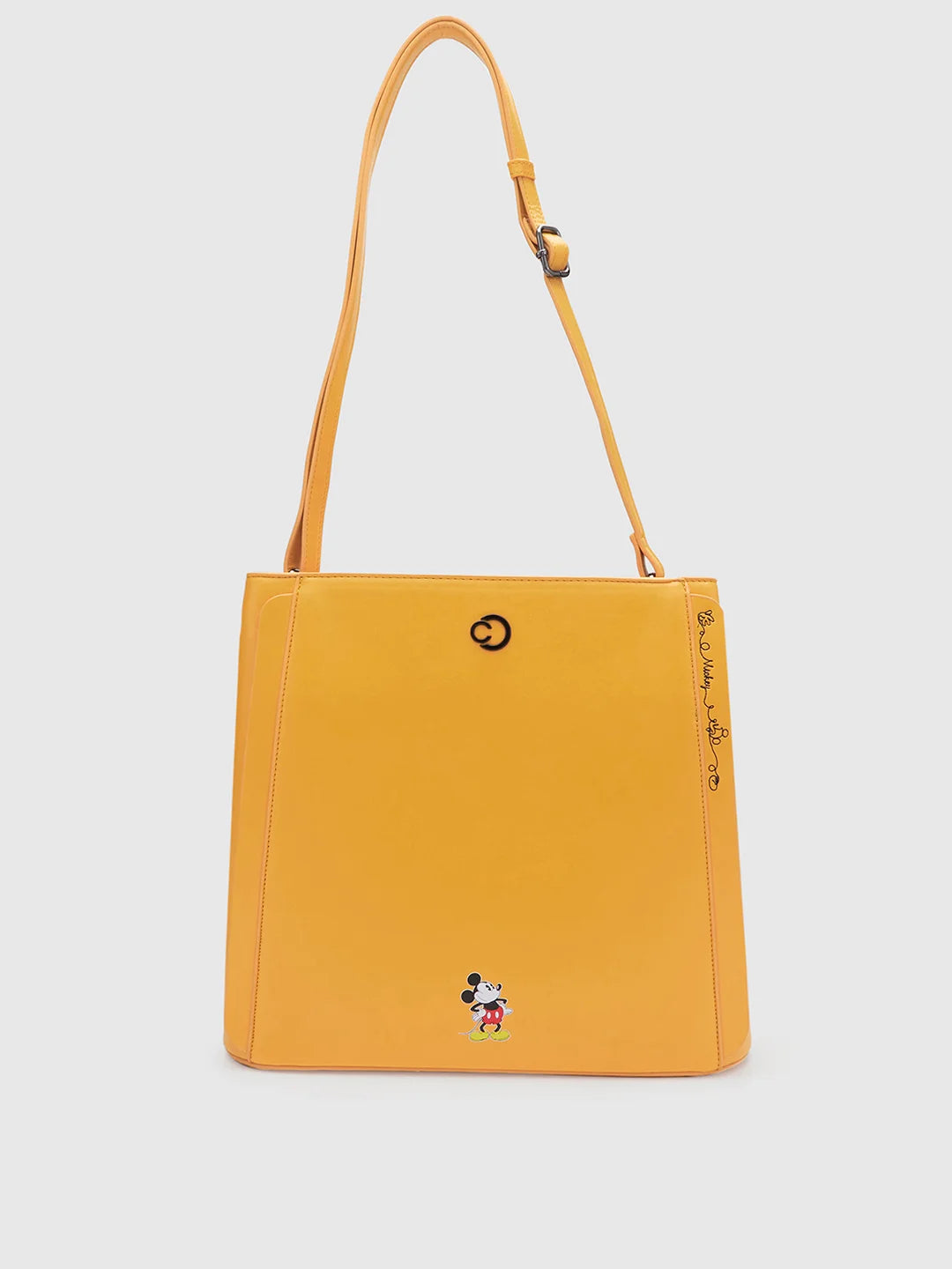 Caprese Disney Inspired Mickey Mouse Large Yellow Crossbody Bag - Image 3