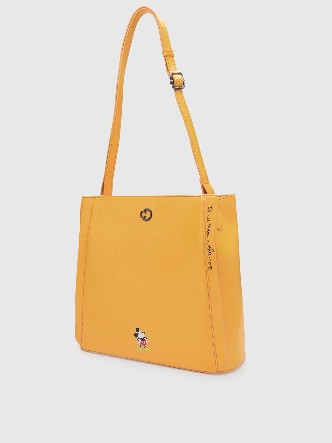Caprese Disney Inspired Mickey Mouse Large Yellow Crossbody Bag - Image 5