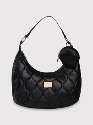 Caprese Briar Medium Black Hobo Bag