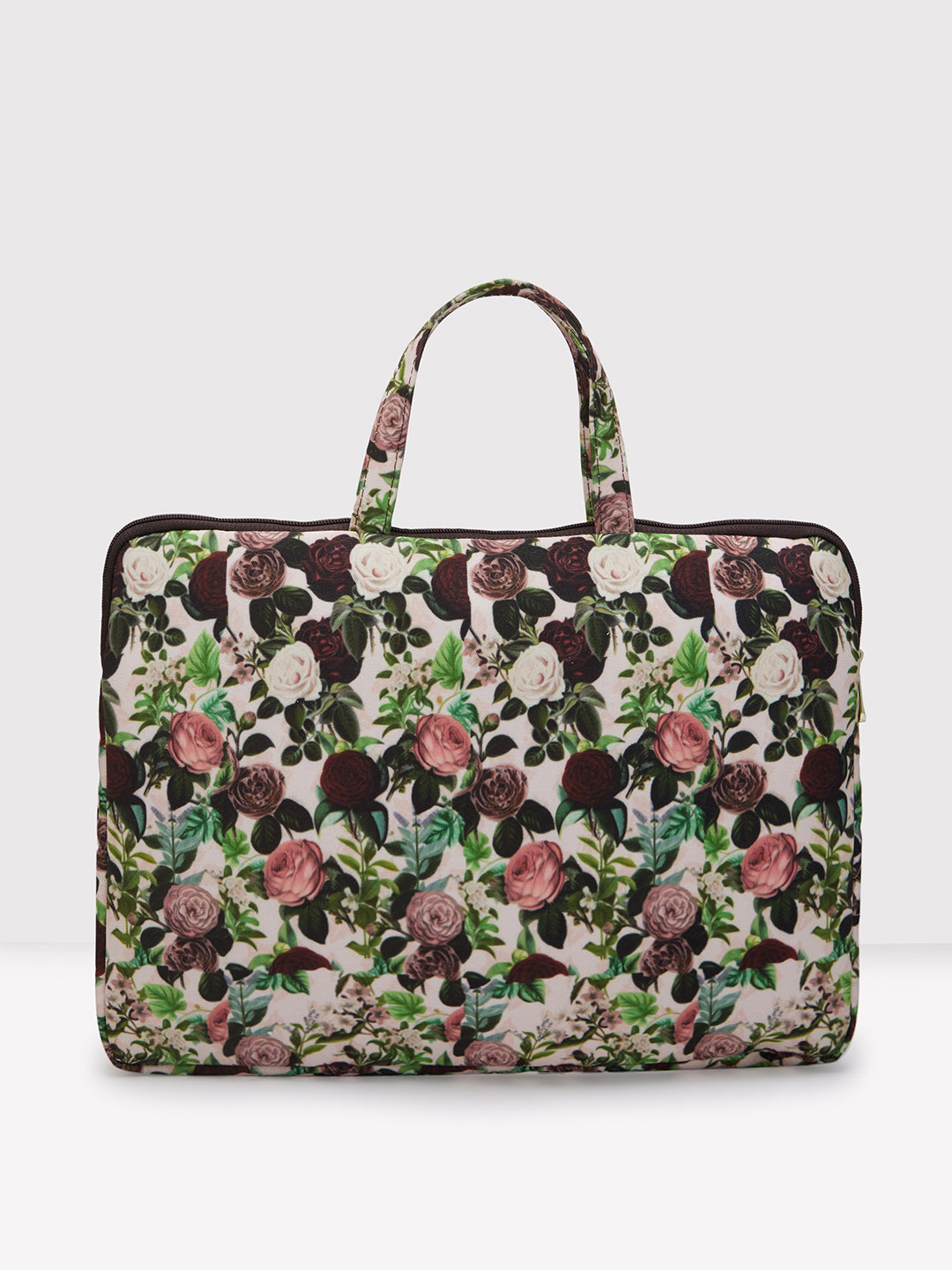 Caprese Blossom Large Burgundy Laptop Sleeve Bag - Image 4