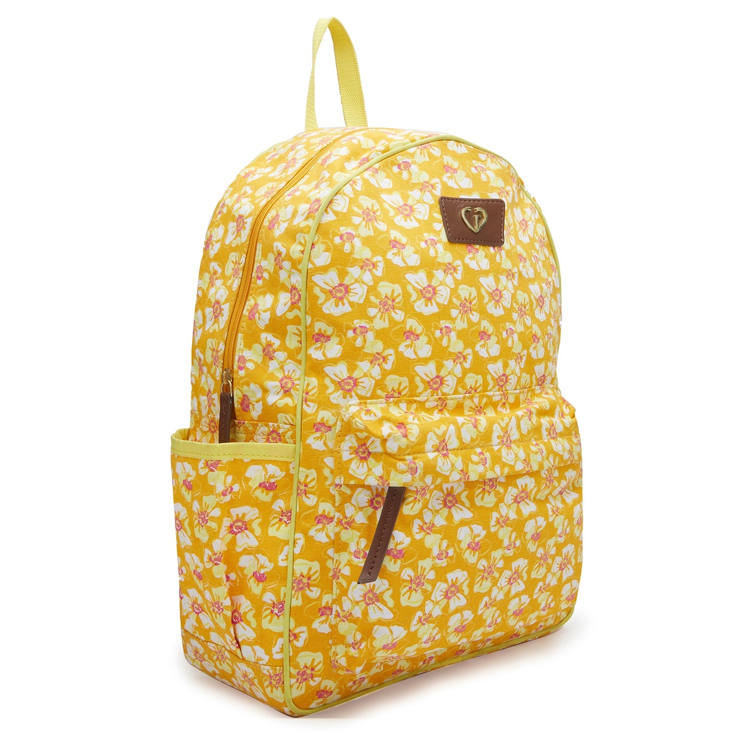 Caprese Blossom Large Yellow Laptop Backpack - Image 3
