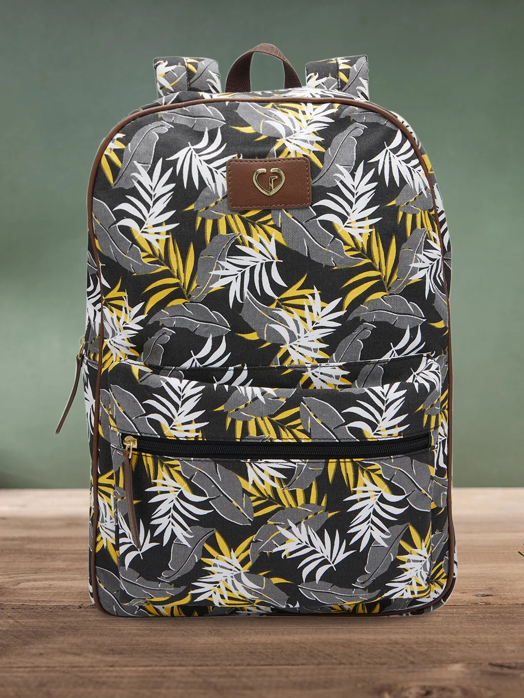 Caprese Shay Large Black Laptop Backpack