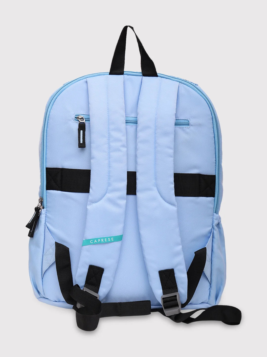 Caprese Zoe Large Light Blue Laptop Backpack - Image 4
