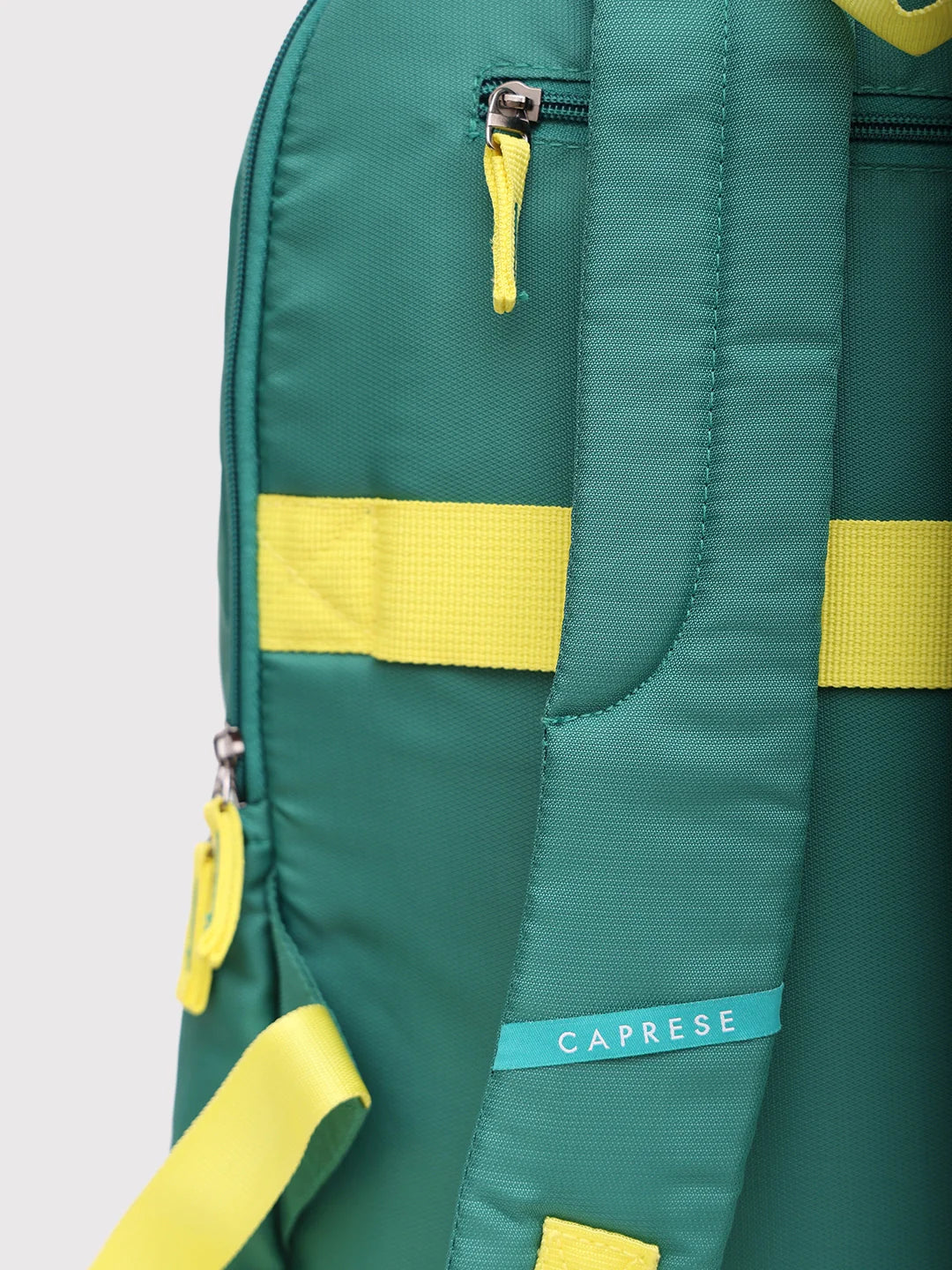 Caprese Zoe Large Sage Green Laptop Backpack - Image 6