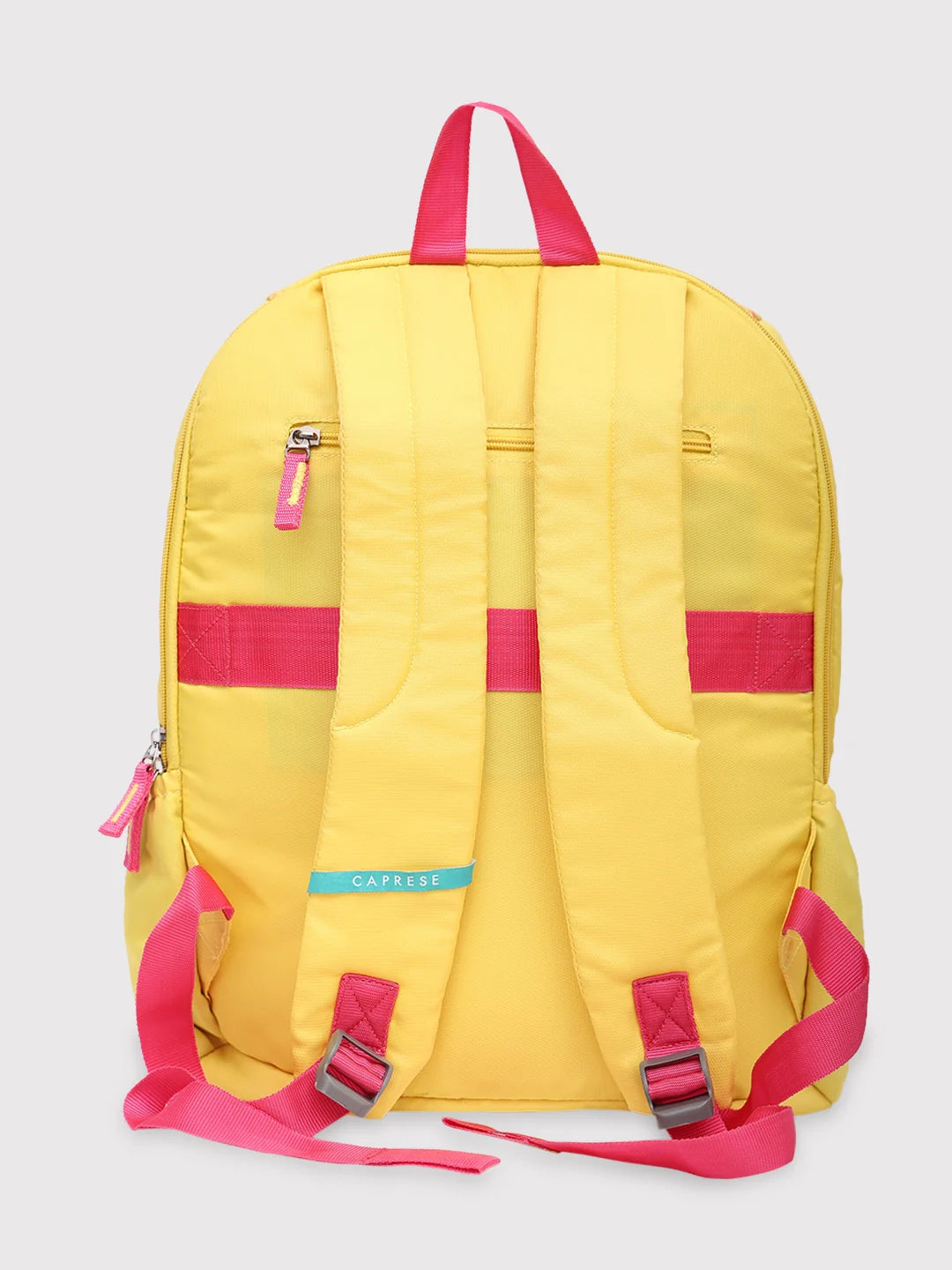 Caprese Zoe Large Yellow Laptop Backpack - Image 4