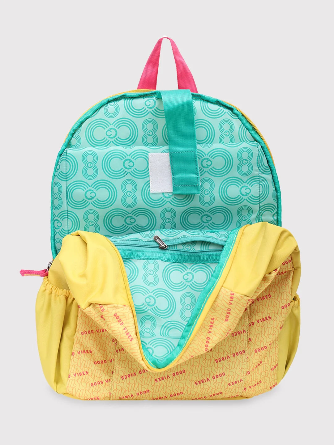 Caprese Zoe Large Yellow Laptop Backpack - Image 7
