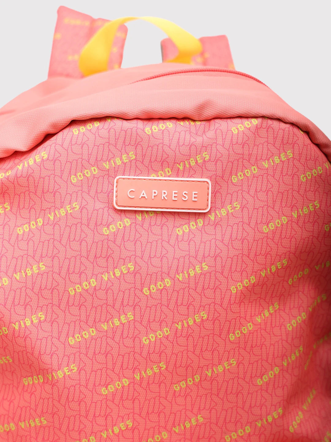 Caprese Zoe X-Large Peach Laptop Backpack - Image 10