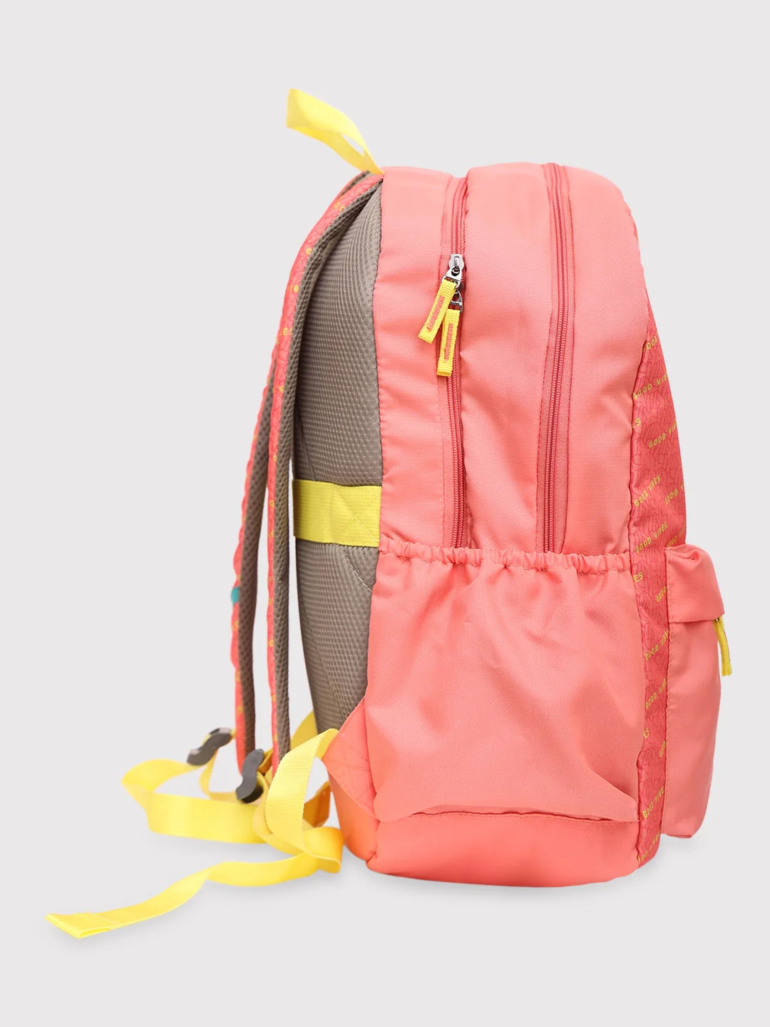 Caprese Zoe X-Large Peach Laptop Backpack - Image 5