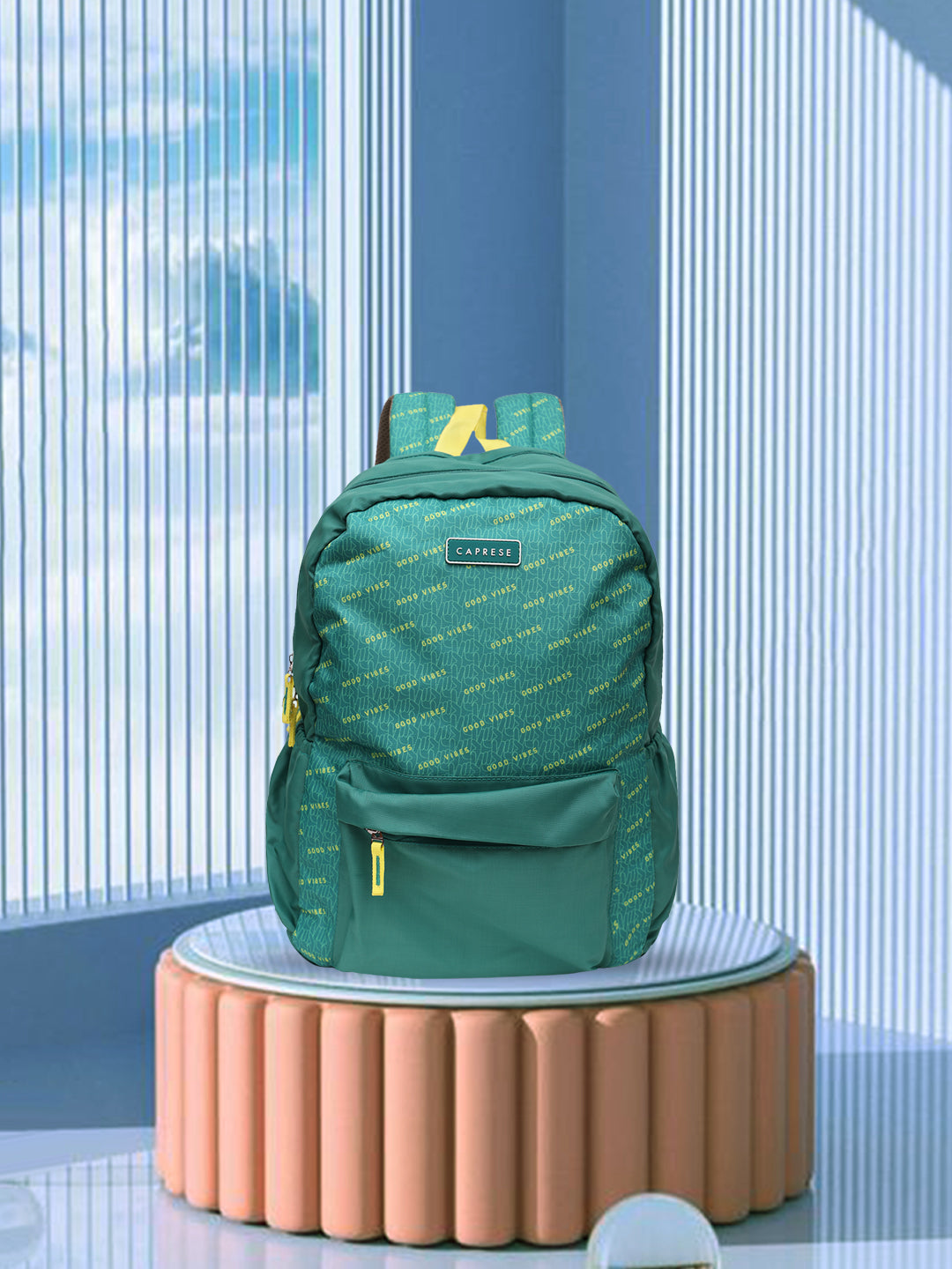Caprese Zoe X Large Sage Green Laptop Backpack - Image 10