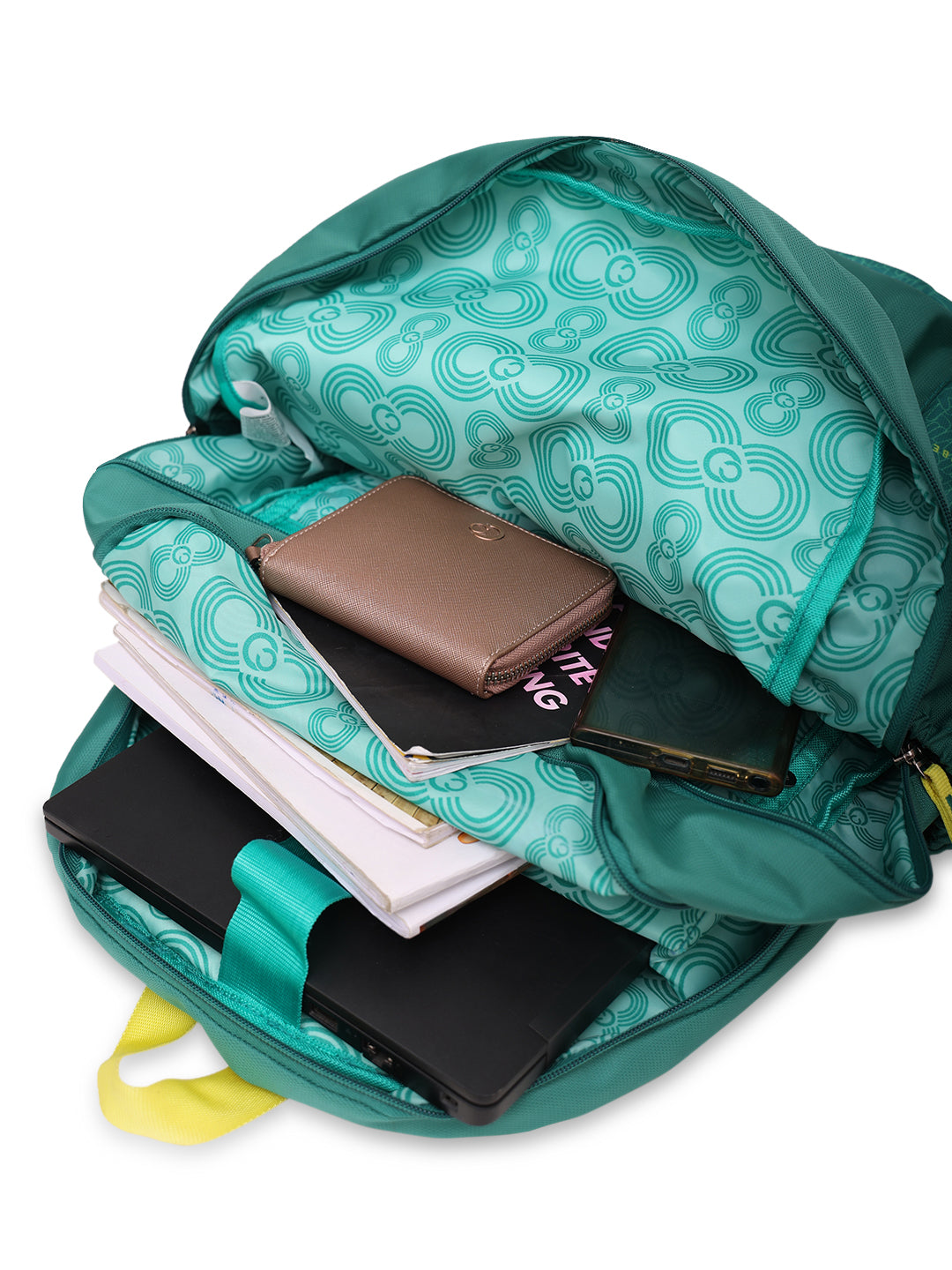 Caprese Zoe X Large Sage Green Laptop Backpack - Image 9