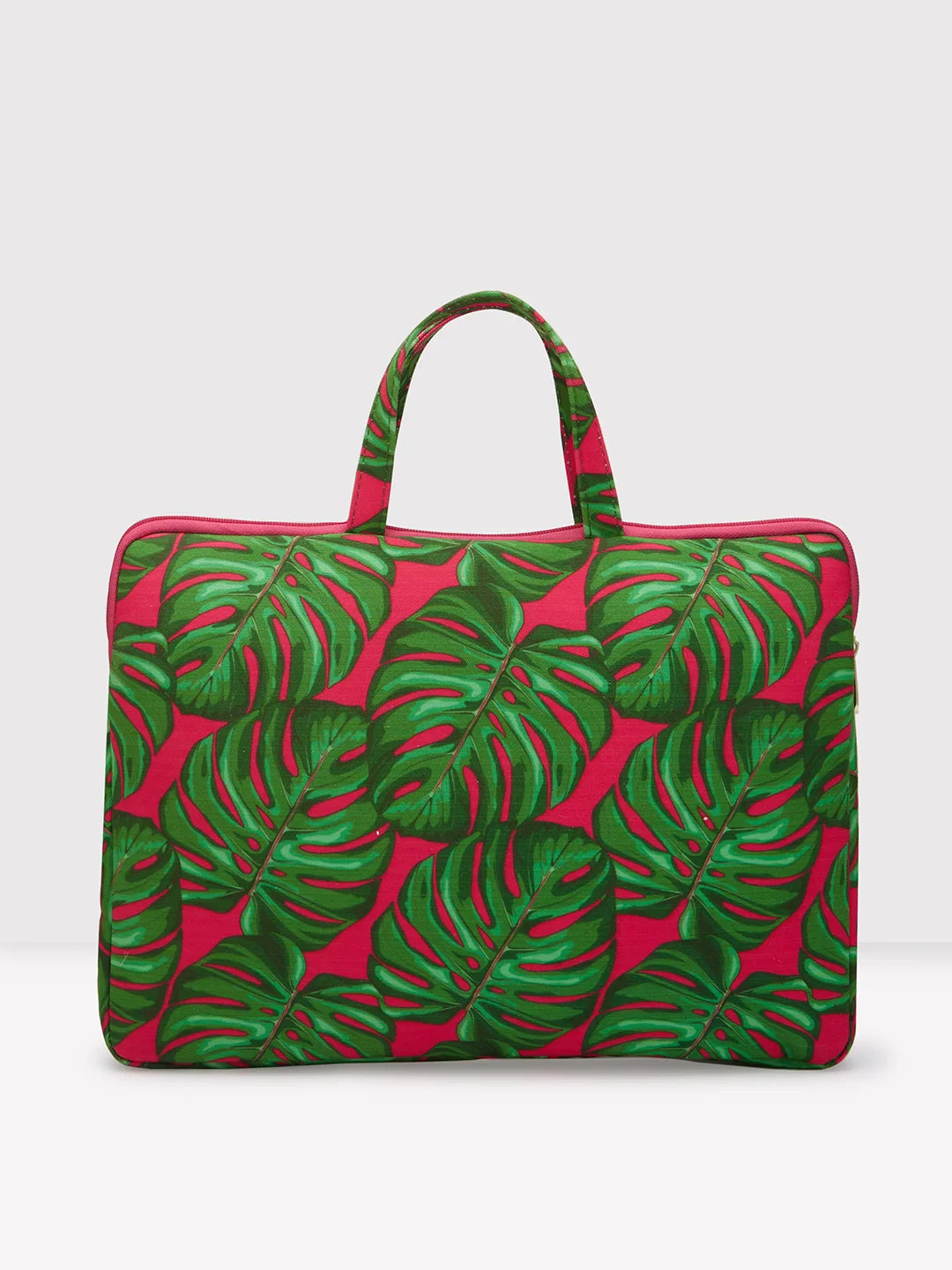 Caprese Tulip Large Green Laptop Sleeve Bag - Image 4