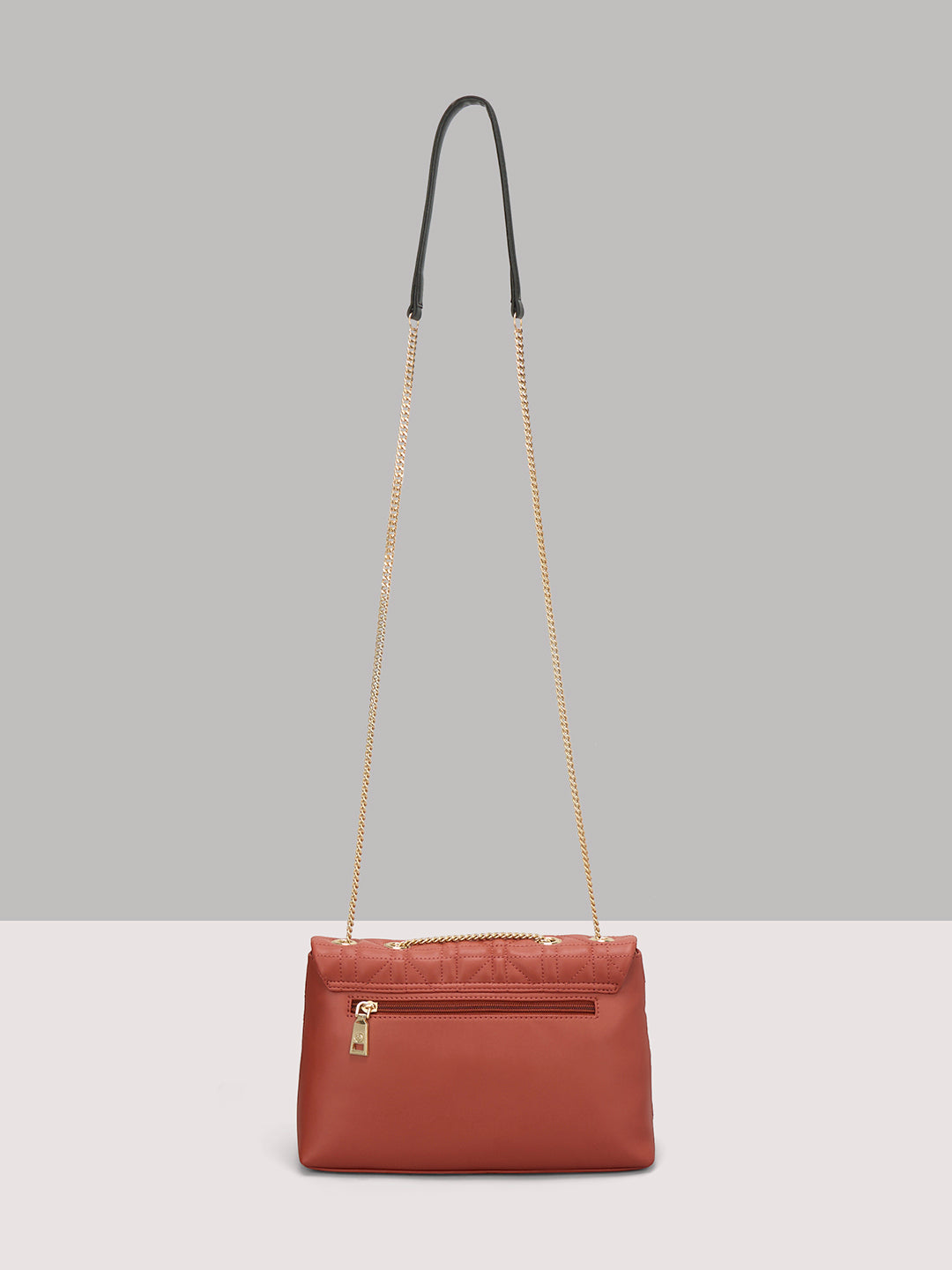 Caprese Aimee Medium Intense Rust Sling Bag - Image 4