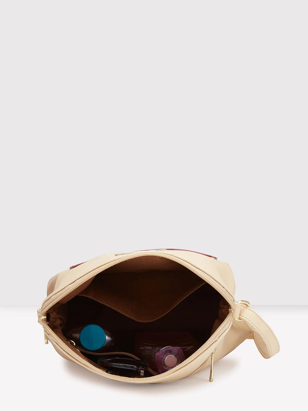 Caprese Destin Small Beige Sling Bag - Image 8