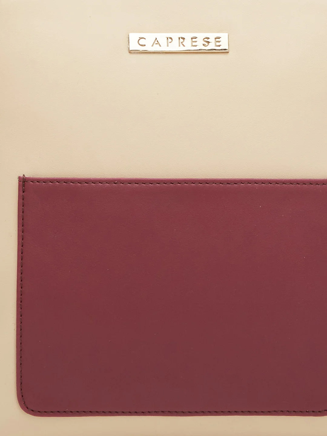 Caprese Destin Small Beige Sling Bag - Image 10