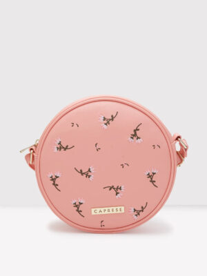 Caprese Dara Medium Pink Sling Bag