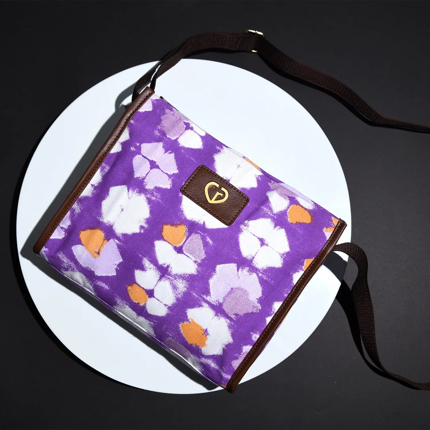 Caprese Enora Medium Purple Sling Bag