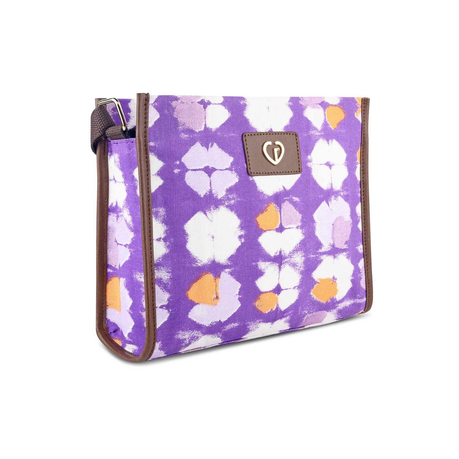 Caprese Enora Medium Purple Sling Bag - Image 3