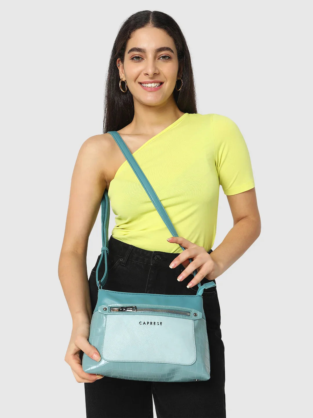Caprese Gigi Medium Sapphire Sling Bag - Image 2