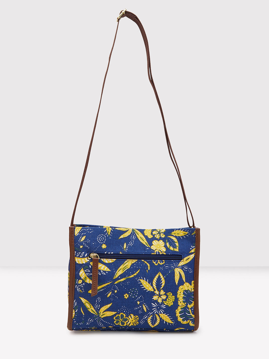Caprese Hazel Medium Blue Sling Bag - Image 4