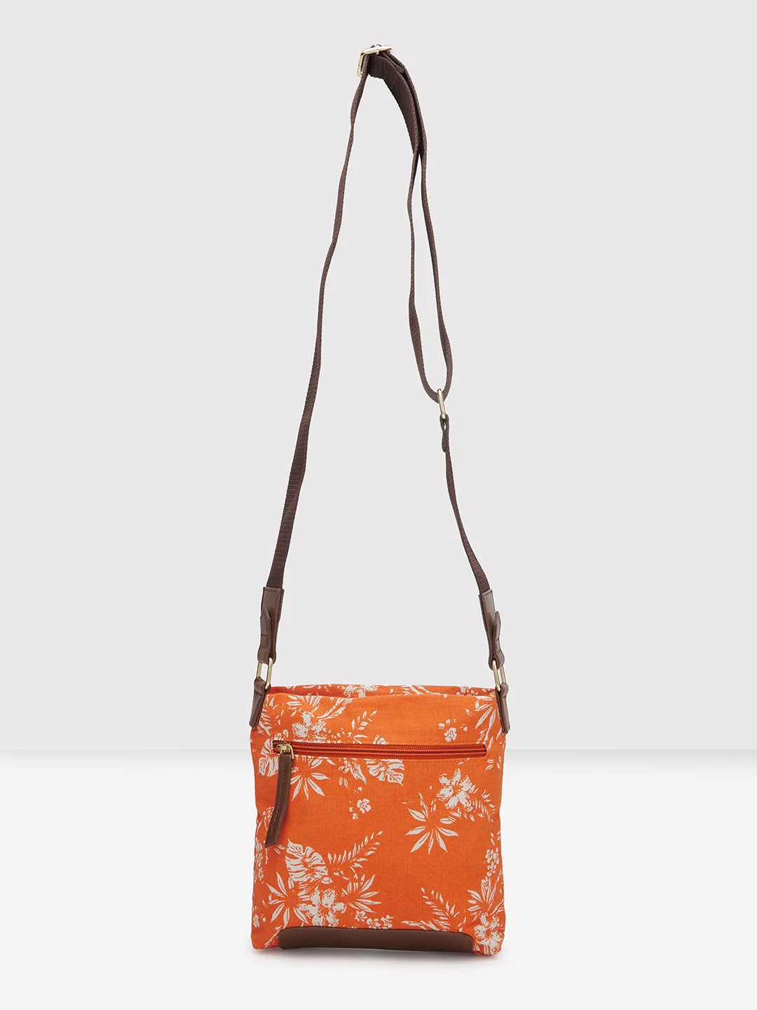 Caprese Kendall Medium Orange Sling Bag - Image 3