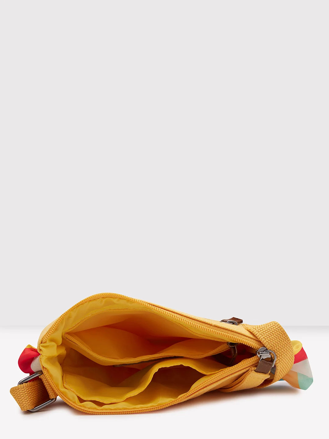 Caprese Oakley Medium Marigold Sling Bag - Image 5