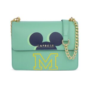 Caprese Disney Inspired Mickey Mouse Medium Mint Sling Bag