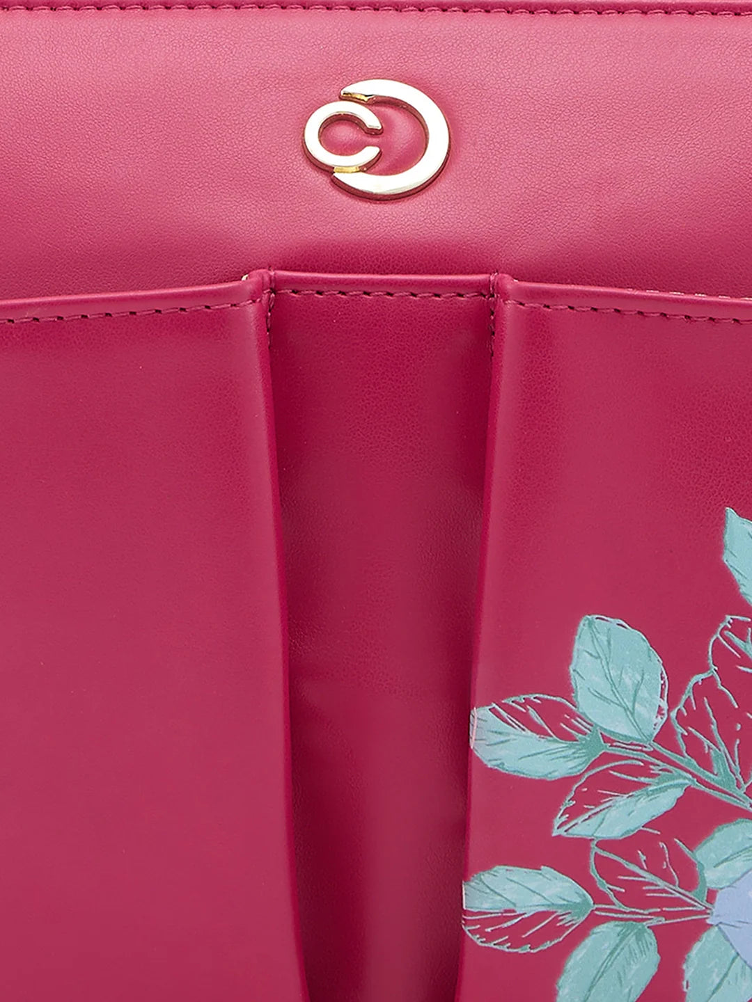 Caprese Shanaya Medium Burgundy Sling Bag - Image 10