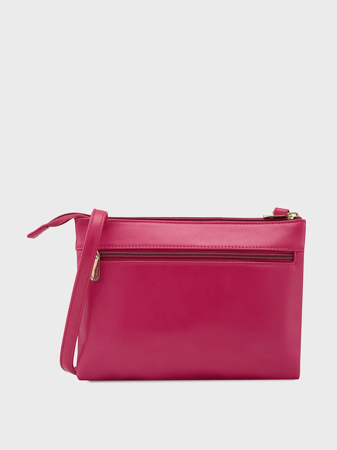 Caprese Shanaya Medium Burgundy Sling Bag - Image 3